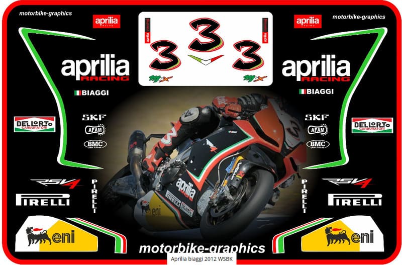 Aprilia Biaggi 2012 WSBK