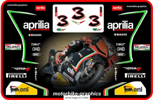 Aprilia Biaggi 2012 WSBK