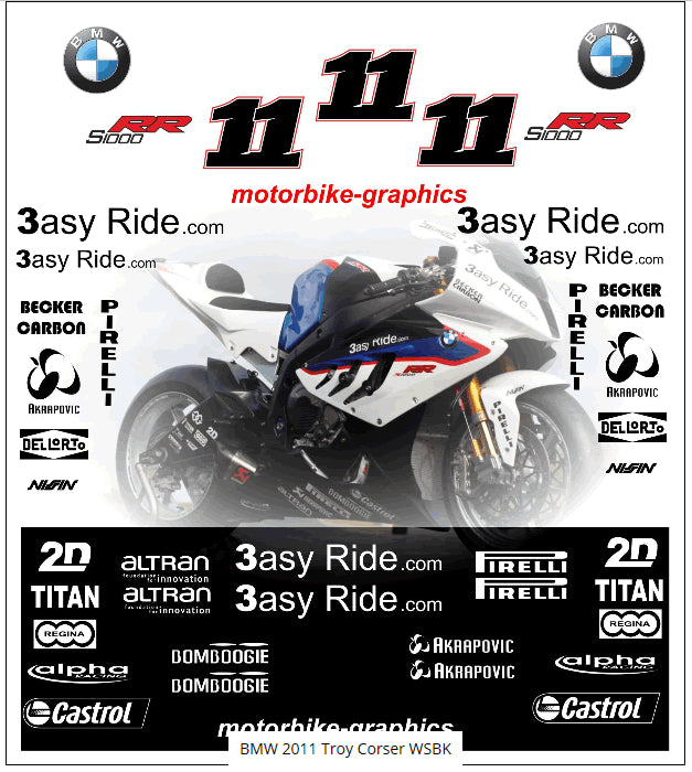 BMW 2011 Troy Corser WSBK