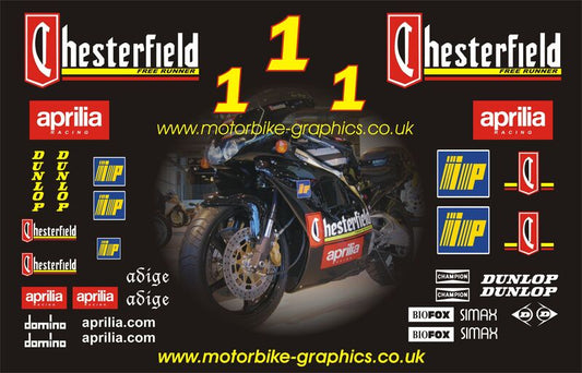 Aprilia Chesterfield Biaggi RS 125, 250 & RS50