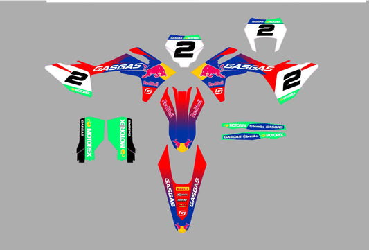 GasGas - EC-MC All models - 2024-2025 (kit 05) - AndDesign Motocross Templates