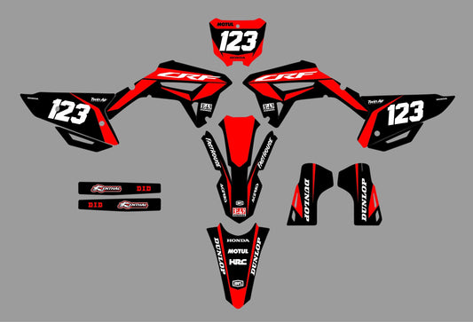 Honda CRF250-450 (2022-2024) (kit 06) - AndDesign Motocross Templates