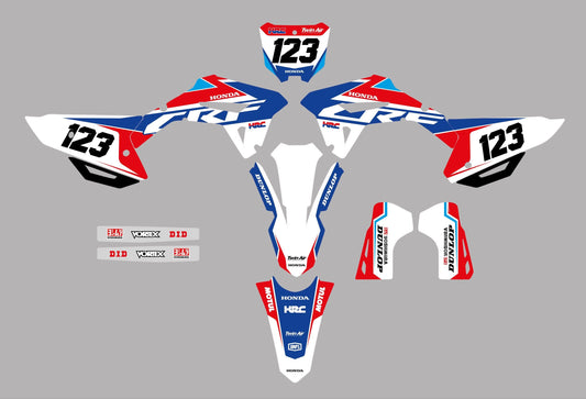 Honda CRF250-450 (2022-2024) (kit 08) - AndDesign Motocross Templates