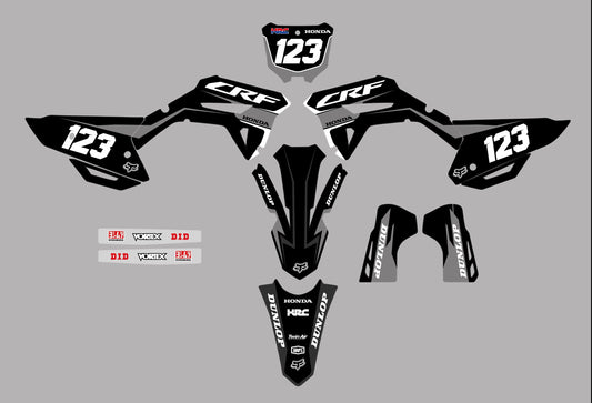 Honda CRF250-450 (2022-2024) (kit 10) - AndDesign Motocross Templates