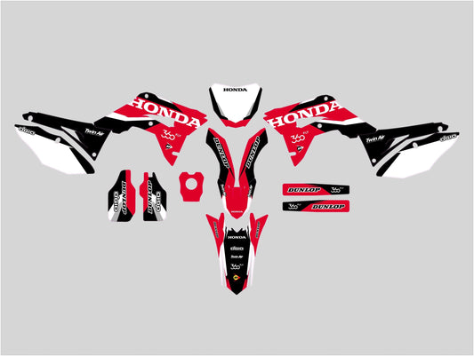 honda CRF450 (2017 - 2020) (kit 13) - AndDesign Motocross Templates
