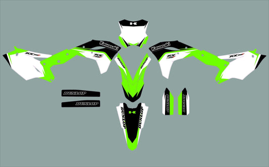 Kawasaki KXF 250-450_(2017 - 2020) (kit 11) - AndDesign Motocross Templates