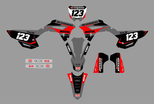 Honda CRF250-450 (2022-2024) (kit 07) - AndDesign Motocross Templates