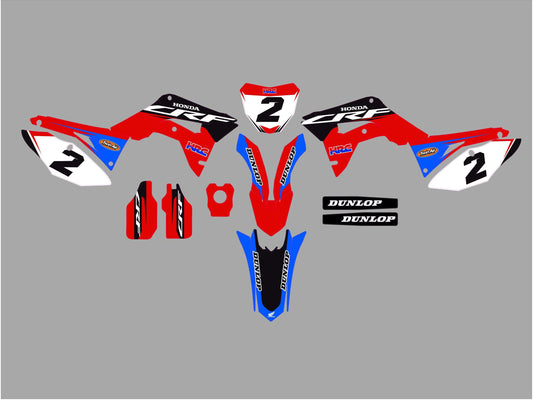 honda CRF450 (2017 - 2020) (kit 11) - AndDesign Motocross Templates