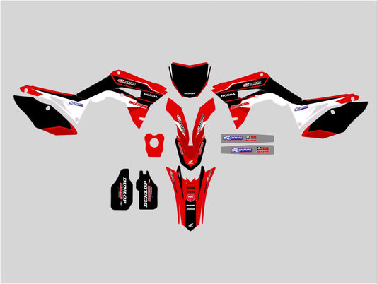 honda CRF450 (2017 - 2020) (kit 12) - AndDesign Motocross Templates